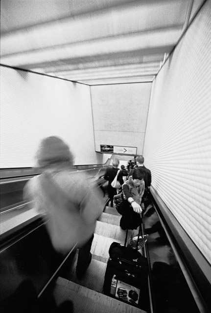 BART escalator &copy; Dennis Mojado