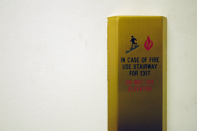 In Case of Fire... &copy; Dennis Mojado