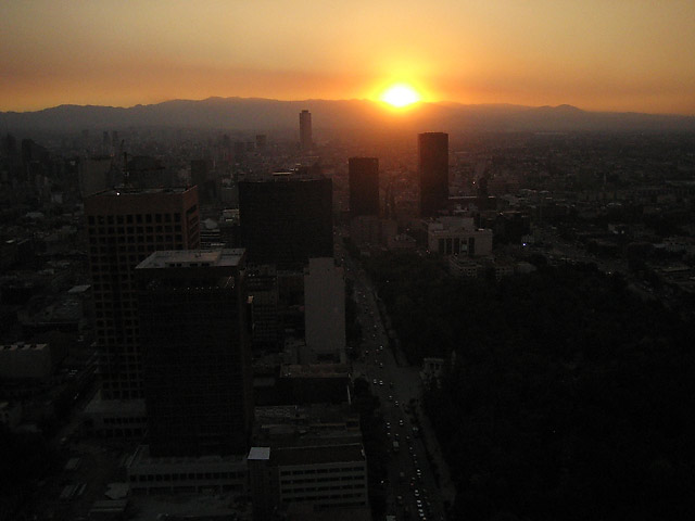 Mexico City Sunset &copy; Dennis Mojado