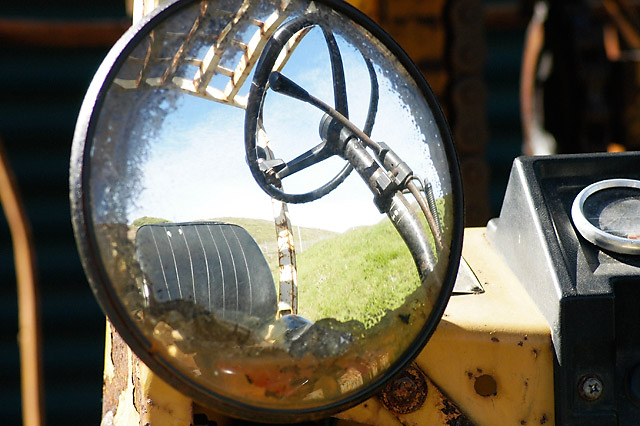 Forklift Mirror &copy; Dennis Mojado