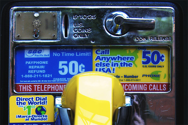 Hayward Payphone &copy; Dennis Mojado