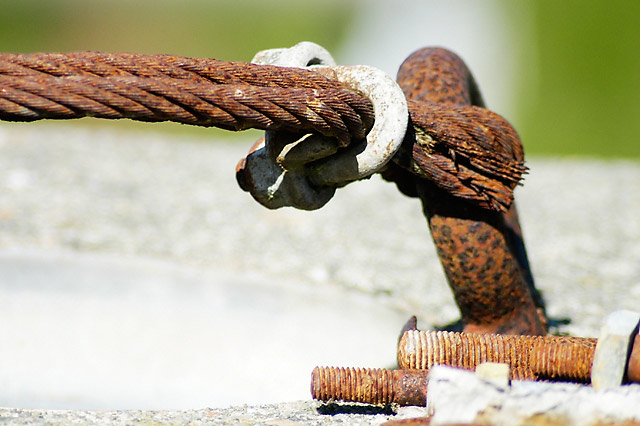 Rusted Cable &copy; Dennis Mojado