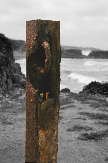 Rusty Post 1 &copy; Dennis Mojado