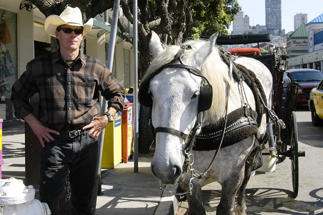 SF Cowboy and Steed &copy; Dennis Mojado