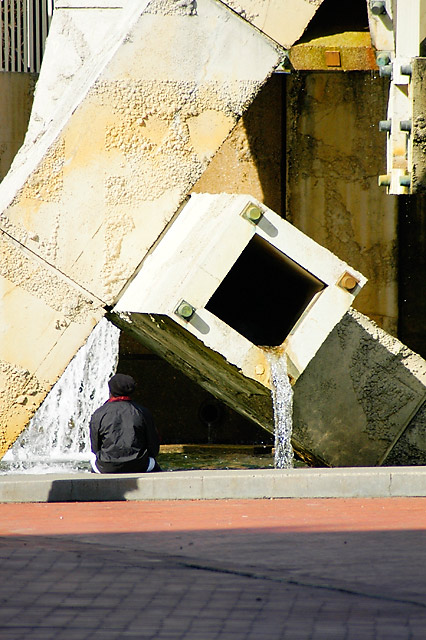 Sitting, Fountain &copy; Dennis Mojado
