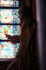Stained Glass Statue