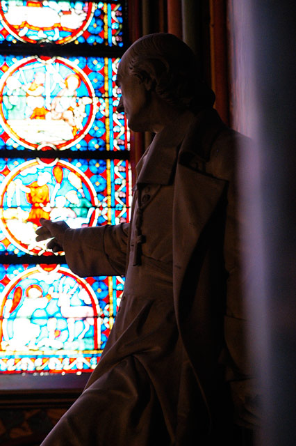 Stained Glass Statue &copy; Dennis Mojado