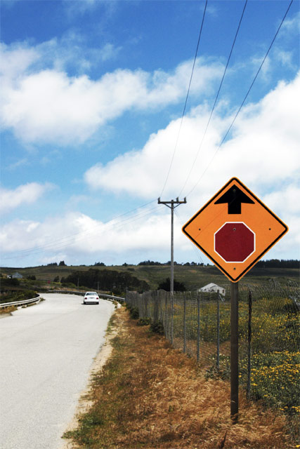 Stop Ahead &copy; Dennis Mojado