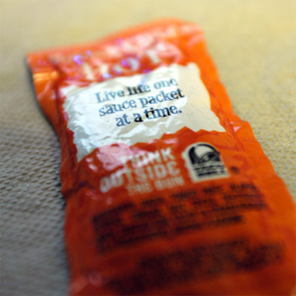 Hot Sauce Packet &copy; Dennis Mojado