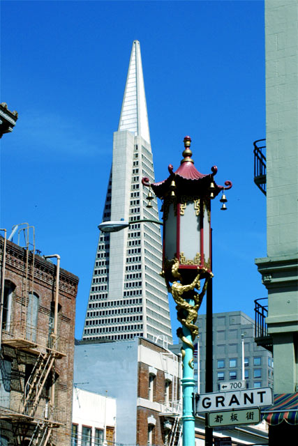 Transamerica Pyramid off Grant &copy; Dennis Mojado