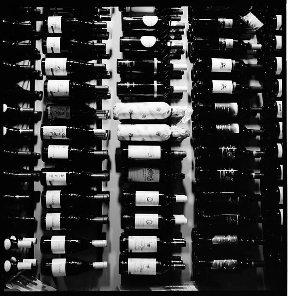 Wine Rack at Vino Venue &copy; Dennis Mojado