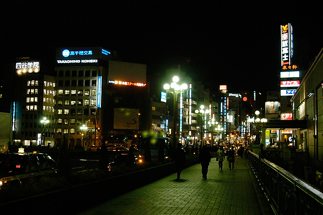 Yotsuya at Night &copy; Dennis Mojado